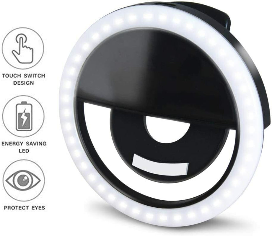 Portable Selfie LED Light Ring Fill Camera Flash for Mobile Phone Universal Ipad