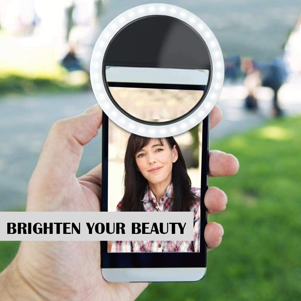 Portable Selfie LED Light Ring Fill Camera Flash for Mobile Phone Universal Ipad