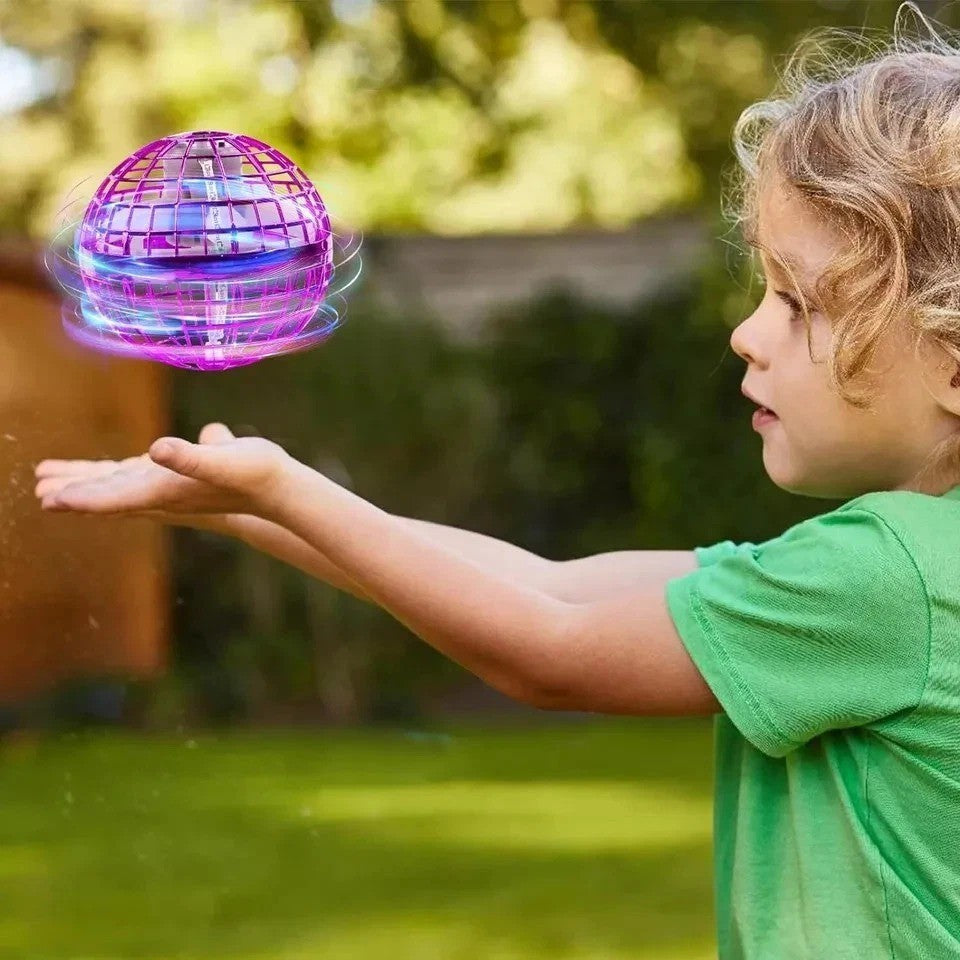 2025 Galaxy Ball Flying Orb Ball Toys LED Light Spinner Cosmic Ball