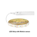 LED under Cabinet Light LED Strip Led Lamp with Wireless PIR Motion Sensor USB Port Light Kitchen Stairs Wardrobe Bed Side Light