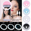 Portable Selfie LED Light Ring Fill Camera Flash for Mobile Phone Universal Ipad