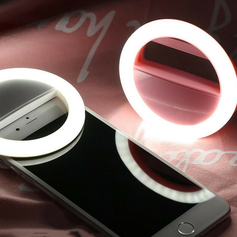 Portable Selfie LED Light Ring Fill Camera Flash for Mobile Phone Universal Ipad