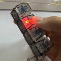 Light up Keyboard Key Keychain Stress Relief Fidget Toy Clickable Button with LED Light